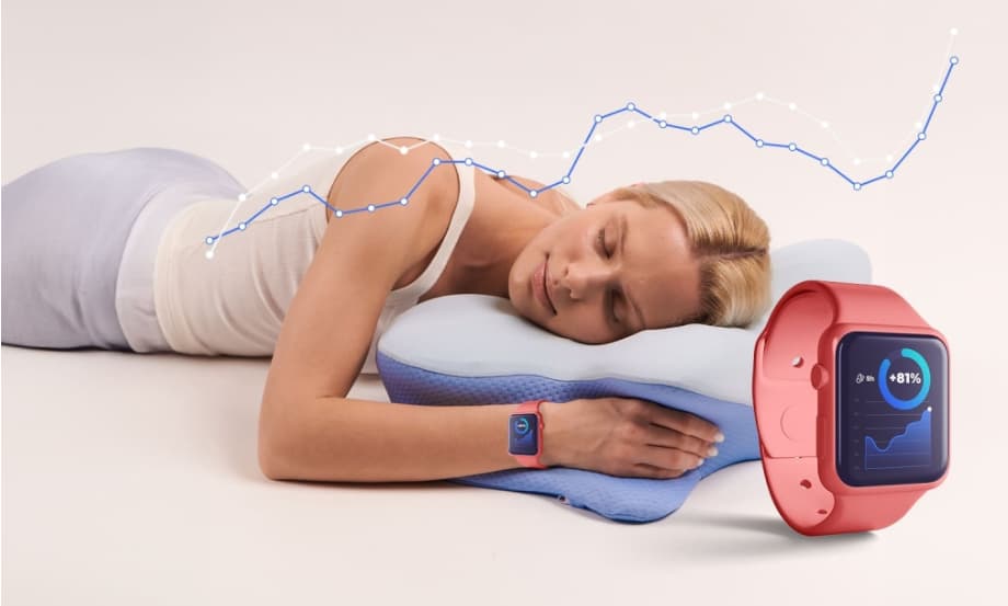 Relógio monitorando sono